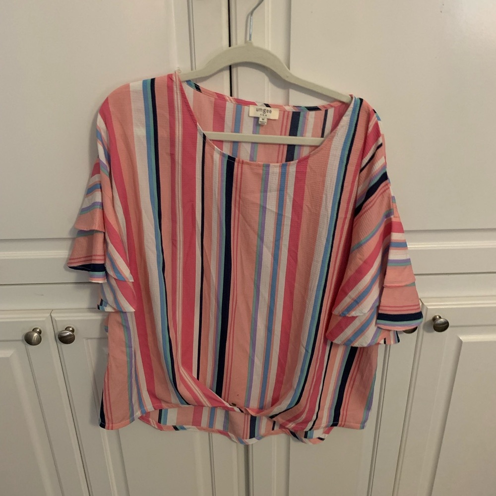 Boutique striped top